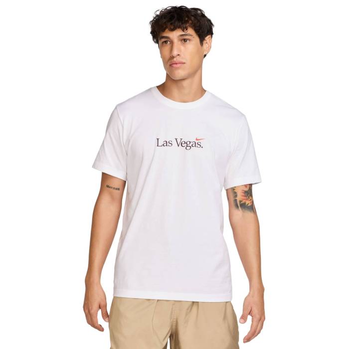ナイキ Nike 【 Las Short Sleeve Crew T-Shirt Men's White/Cosmic Clay 】 Sleeve スリーブ クルー Tシャツ メンズ 白色 ホワイト