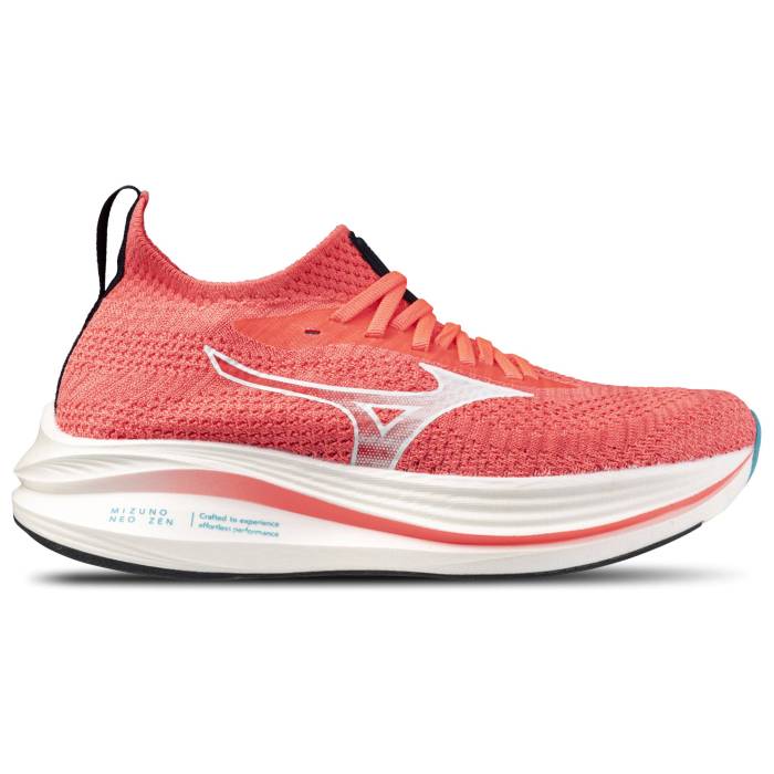 ミズノ Mizuno 【 Neo Zen Women's Striking Coral/White 】 ネオ レディース 白色 ホワイト