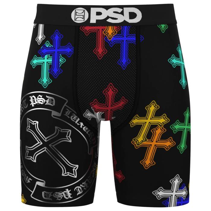 Psd 【 Steel Hearts Underwear Men's Black/Multi 】 Steel スティール アンダーウェア 下着 メンズ 黒色 ブラック