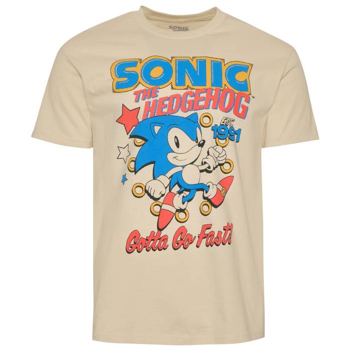 Graphic Tees 【 Sonic T-Shirt Men's White 】 Tシャツ メンズ 白色 ホワイト