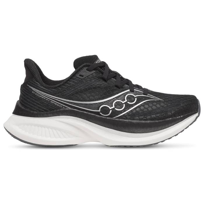【★百貨店SALE★6/11十二時2時迄】サッカニー Saucony 【 Endorphin Speed 5 - Women\u0027s Women\u0027s Black/White 】 Speed す早さ レディース レディース 黒いこと 黒いこと 白いこと 白いこと