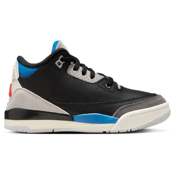 【★百貨店SALE★6/11真夜中2時迄】ナイキ ジョーダン Jordan 【 Retro 3 Og - Boys\u0027 Preschool Boys\u0027 Preschool Black/Chile Red/Neutral Grey 】 レトロ お坊っちゃん 御嬢さん 小わっぱ用 お坊っちゃん キッズ 黒いこと 黒いこと Red 赤・赤いこと 薄墨色 薄墨色