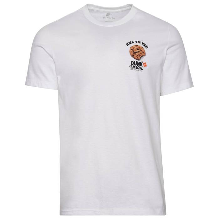 ナイキ Nike 【 Dunk T-Shirt - Men\u0027s Men\u0027s White/Black 】 ダンク プルオーバー メンズ メンズ 白いこと 白いこと 黒いこと 黒いこと