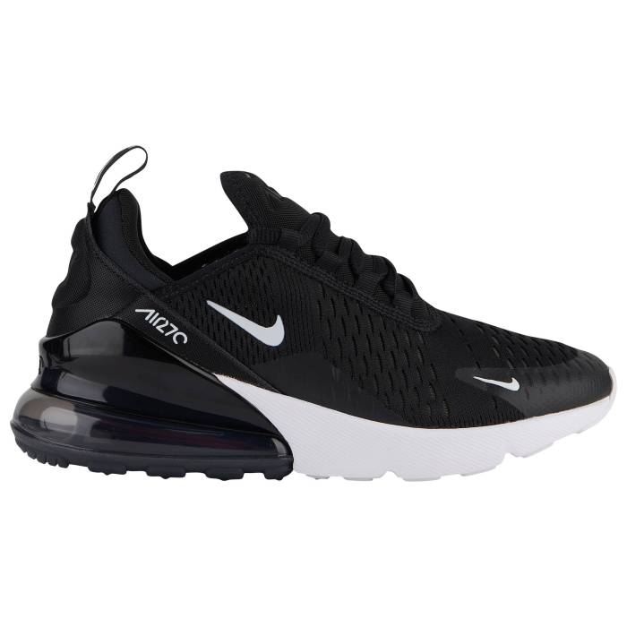 ナイキ Nike 【 Air Max 270 - Boys\u0027 Grade School Boys\u0027 Grade School Black/White/Anthracite 】 マックス お坊っちゃん キッズ 黒いこと 黒いこと 白いこと 白いこと