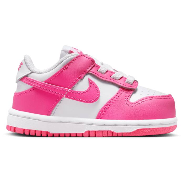 【★百貨店SALE★6/11真夜中2時迄】ナイキ Nike 【 Dunk Low - Girls\u0027 Toddler Girls\u0027 Toddler Laser Fuchsia/White 】 ダンク もの言う花 乳飲み子用 もの言う花 Laser レーザ 白いこと 白いこと