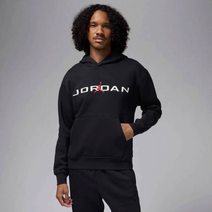 ナイキ ジョーダン Jordan 【 Essential Air Stretch Fleece Hoodie - Men\u0027s Men\u0027s Black/White/Red 】 フリース フーディー パーカー メンズ メンズ 黒いこと 黒いこと 白いこと 白いこと Red 赤・赤いこと
