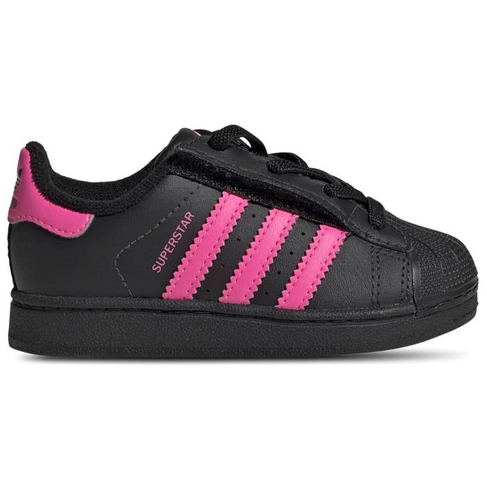 【★百貨店SALE★6/11真夜中2時迄】アディダス Adidas 【 Originals Superstar Ii - Girls\u0027 Toddler Girls\u0027 Toddler Pink/Black 】 オリジナルス Superstar はやりっ児 もの言う花 乳飲み子用 もの言う花 pink さくら色 黒いこと 黒いこと