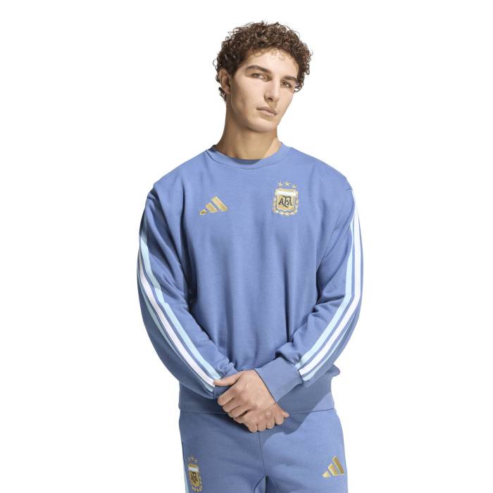 アディダス Adidas 【 Argentina Alphaskin Crew Sweat - Men\u0027s Men\u0027s Crew Blue 】 アルゼンチン 労働者の一団 Sweat 汗水 メンズ メンズ 労働者の一団 青み 青色