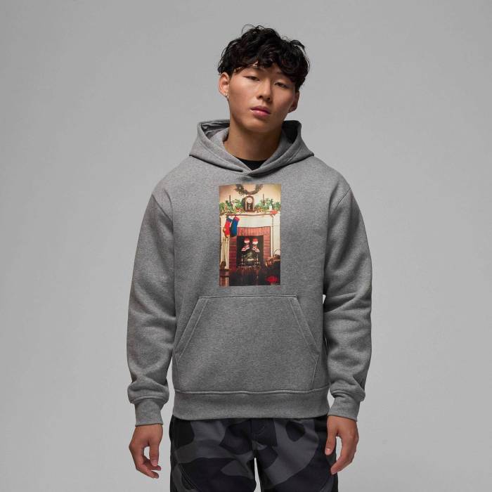 ナイキ ジョーダン Jordan 【 Jumpman Chimney Fleece Pullover - Men\u0027s Men\u0027s Carbon Heather/Black 】 Jumpman 飛び降りるマン フリース メンズ メンズ 炭素 heather ギョリュウモドキ 黒いこと 黒いこと