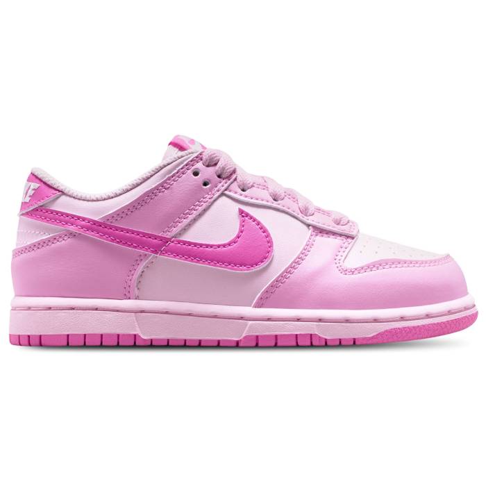 ナイキ Nike 【 Dunk Low N - Girls\u0027 Preschool Girls\u0027 Preschool Playful Pink/Pink Rise/Pink Foam 】 ダンク お坊っちゃん 御姉さん 赤ちゃん用 お坊っちゃん キッズ pink サクラ色 ライズ