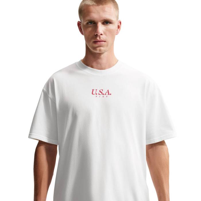 ナイキ Nike 【 Us Short Sleeve T-Shirt - Men's Men's White 】 Sleeve スリーブ Tシャツ メンズ メンズ 白色 ホワイト｜スニケス