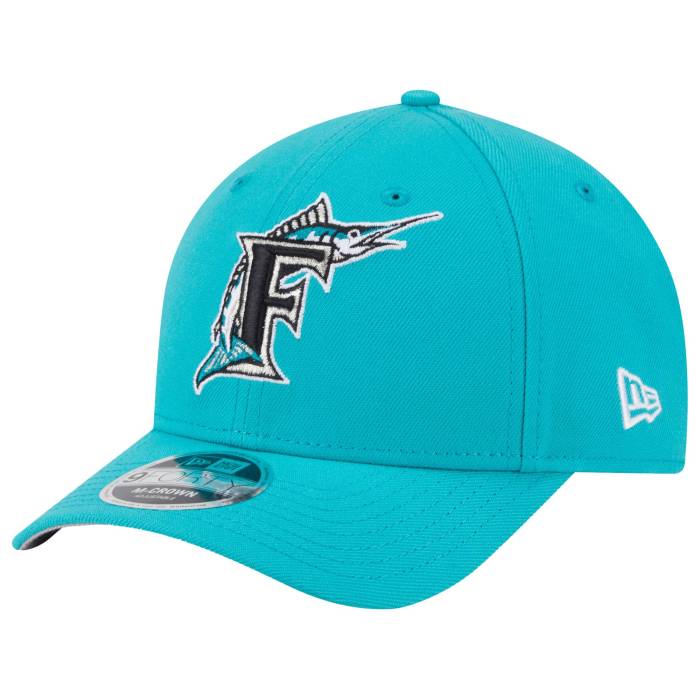 ニューエラ New Era 【 Marlins Cooperstown Player Replica 9Forty Cap - Men's Men's Teal/Black 】 マーリンズ クーパーズタウン キャップ 帽子 メンズ メンズ 黒色 ブラック｜スニケス