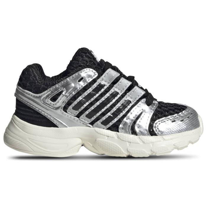 【★百貨店SALE★6/11真夜中2時迄】アディダス Adidas 【 Adistar Control 5 - Boys\u0027 Toddler Boys\u0027 Toddler Black/Silver 】 もの言う花 乳飲み子用 もの言う花 黒いこと 黒いこと Silver しろがね色・しろがね色