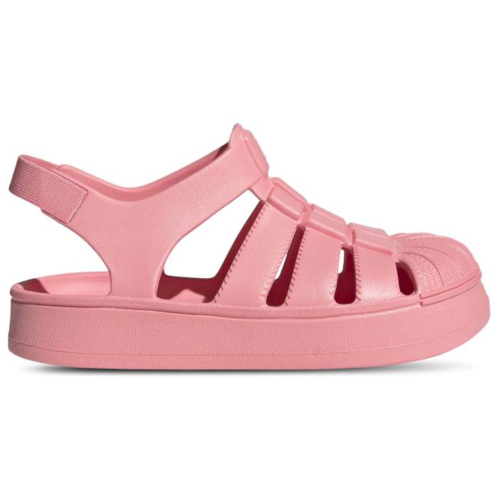 アディダス Adidas 【 Originals Superstar Sandal Girls' Preschool Semi Pink Spark/Semi Pink Spark/Semi Pink Spark 】 オリジナルス Superstar スーパースター ジュニア キッズ pink ピンク