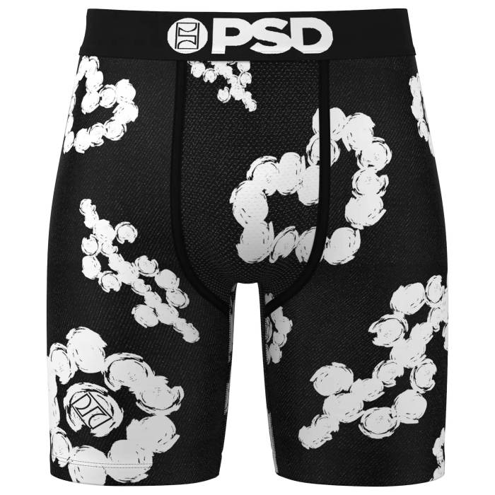 Psd 【 Cloud Drops Brief Men's Black/White 】 メンズ 黒色 ブラック 白色 ホワイト