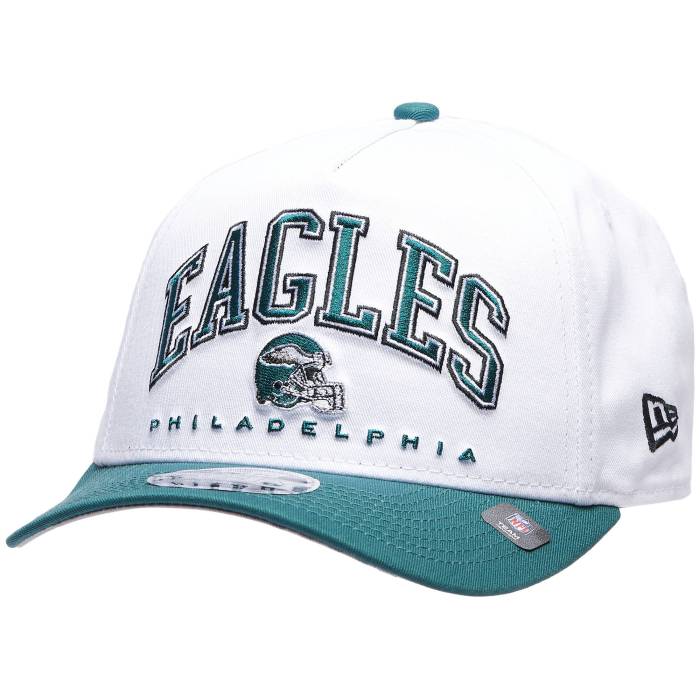 ニューエラ New Era 【 Eagles 9Forty A-Frame 2T Arch Cap Adult White/Green 】 イーグルス キャップ 帽子 ユニセックス 白色 ホワイト green 緑・グリーン