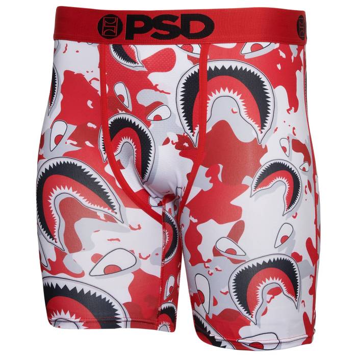 Psd 【 Wf Cardinal Shark Underwear - Men\u0027s Men\u0027s White/Red 】 枢機卿 シャーク アンダーお召しもの 肌付き メンズ メンズ 白いこと 白いこと Red 赤・赤いこと