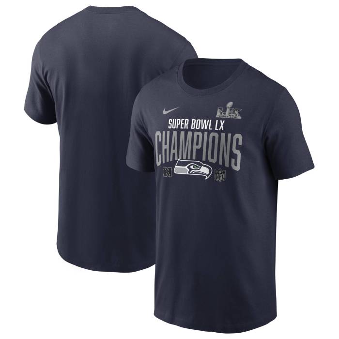 【★百貨店SALE★6/11真夜中2時迄】ナイキ Nike 【 Seahawks Champions Short Sleeve T-Shirt - Men\u0027s Men\u0027s Navy 】 シーホークス Sleeve 衣袂 ティーシャツ メンズ メンズ 紺色 米国海軍