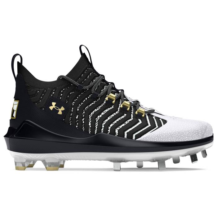 【★百貨店SALE★6/11真夜中2時迄】アンダーアーマー Under Armour 【 Harper 9 Pro St - Men\u0027s Men\u0027s Black/Black/Metallic Gold 】 労働者階級 メンズ メンズ 黒いこと 黒いこと ゴールド