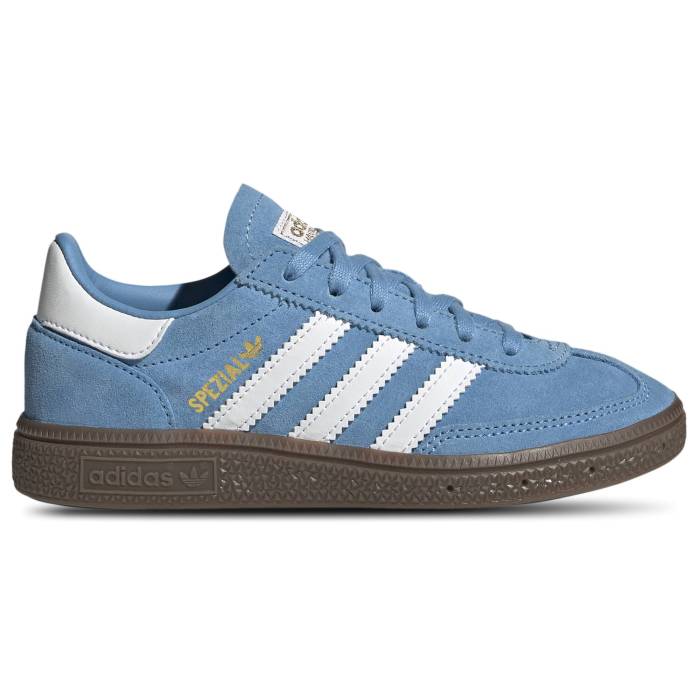 アディダス Adidas 【 Originals Handball Spezial - Boys\u0027 Preschool Boys\u0027 Preschool Gum/White/Light Blue 】 オリジナルス ハンドボール スペシアル お坊っちゃん 御姉さん 赤ちゃん用 お坊っちゃん キッズ 白いこと 白いこと 青み ブル