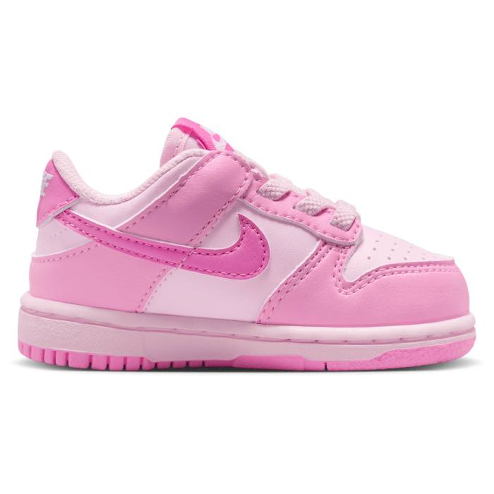 【★百貨店SALE★6/11真夜中2時迄】ナイキ Nike 【 Dunk Low N - Girls\u0027 Toddler Girls\u0027 Toddler Pink Rise/Playful Pink/Pink Foam 】 ダンク もの言う花 乳飲み子用 もの言う花 pink さくら色 ライズ