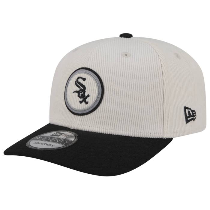 ニューエラ New Era 【 White Sox 9Seventy Cord Loyal Cap - Adult Adult White/Black 】 白色 ホワイト キャップ 帽子 ユニセックス 白色 ホワイト 黒色 ブラック｜スニケス