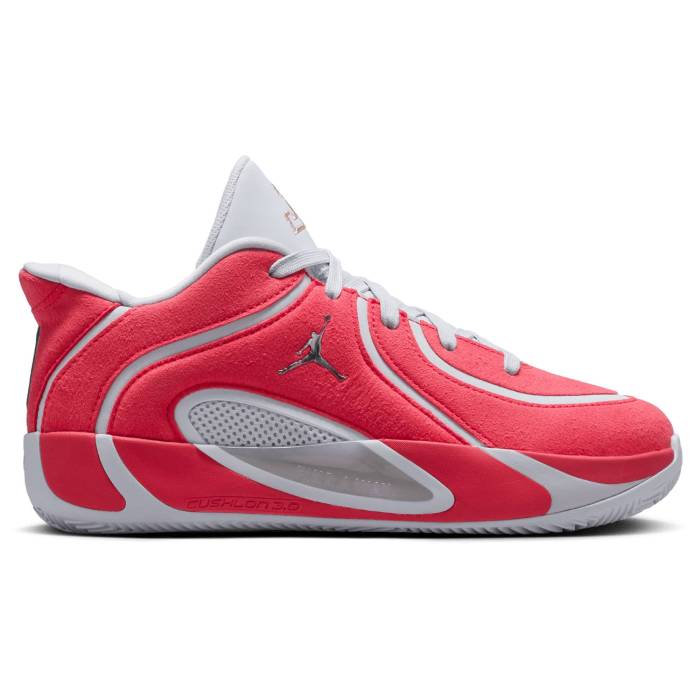 ナイキ ジョーダン Jordan 【 Tatum 4 Premium - Boys\u0027 Grade School Boys\u0027 Grade School Siren Red/Grey/Metallic Silver 】 Premium 割り増し金 お坊っちゃん キッズ Red 赤・赤いこと 薄墨色 薄墨色 Silver しろがね色・しろがね色