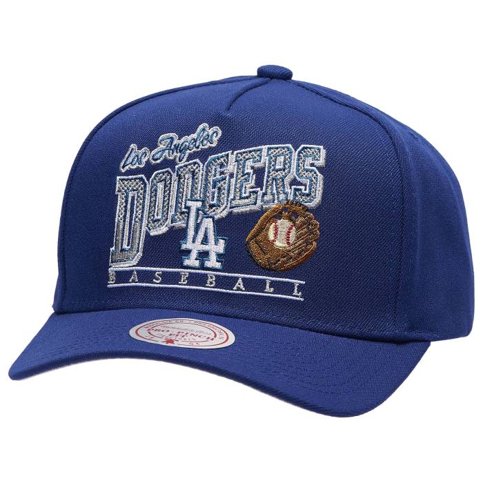 ミッチェル&ネス Mitchell & Ness 【 Dodgers Baseline Pro Pinch Cap - Adult Adult Blue 】 ドジャース Baseline バセリン プロ キャップ 帽子 ユニセックス 青色 ブルー｜スニケス