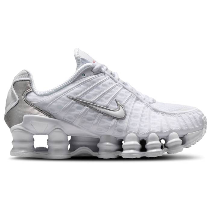 ナイキ Nike 【 Shox Tl - Boys\u0027 Grade School Boys\u0027 Grade School White/White 】 Shox ショックス お坊っちゃん キッズ 白いこと 白いこと