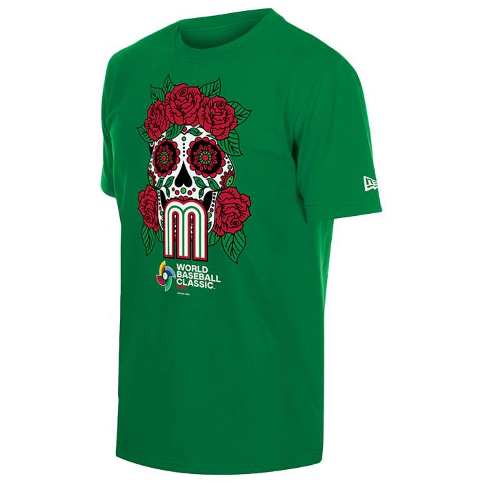 ニュー内鰓 New Era 【 Wbc26 Local Short Sleeve T-Shirt Mexico - Men\u0027s Men\u0027s Green 】 Sleeve 捩り プルオーバー メキシコ合衆国 メンズ メンズ green 緑・緑であること