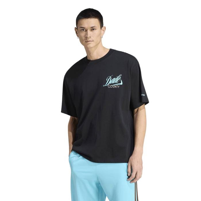 アディダス Adidas 【 Host City T-Shirt - Men's Men's Black/Pulse Aqua 】 シティ Tシャツ メンズ メンズ 黒色 ブラック アクア｜スニケス