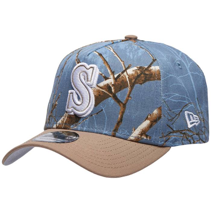 【★百貨店SALE★6/11真夜中2時迄】ニュー内鰓 New Era 【 Mariners 940 A-Frame Realtree Cap - Adult Adult Realtree Camo/Tan 】 マリナーズ 旗がしら かぶり笠 ユニ一発やる 家鴨柄