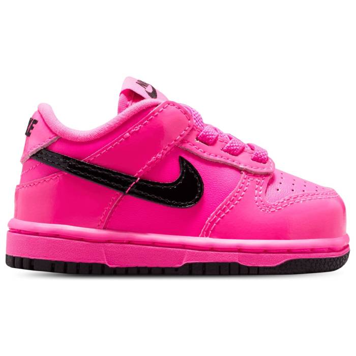 【★百貨店SALE★6/11真夜中2時迄】ナイキ Nike 【 Dunk Low Bte - Girls\u0027 Toddler Girls\u0027 Toddler Pink Blast/Black 】 ダンク もの言う花 乳飲み子用 もの言う花 pink さくら色 ブラジャー同盟罷工 黒いこと 黒いこと