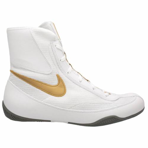 ナイキ Nike ミッド スニーカー 運動履きもの 純白 ホワイト ゴールド スニーカー Nike Machomai Mid Boxing Shoes White Gold メンズ スニーカー ファッションブランド カジュアル ファッション スニーカー Kossacklaw Com