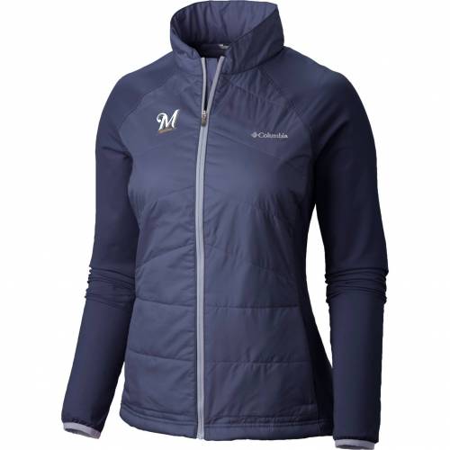 楽天市場 コロンビア Columbia レディース ミルウォーキー ブルワーズ 紺 ネイビー マッチ Women S Navy Columbia Milwaukee Brewers Match 38 Fullzip Jacket Color スニケス