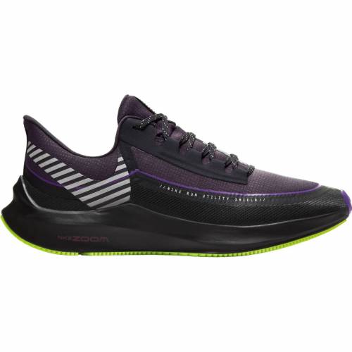 ナイキ Nike レディース 大気 ズーム スニーカー 戦う履き物 墨ぞめ 黒 韻 紫 パープル Women S スニーカー Air Purple Nike Zoom Winflo 6 Shield Running Shoes Black Lime 流行り物銘柄 心地好い ファッション スニーカー Klubwino Pl