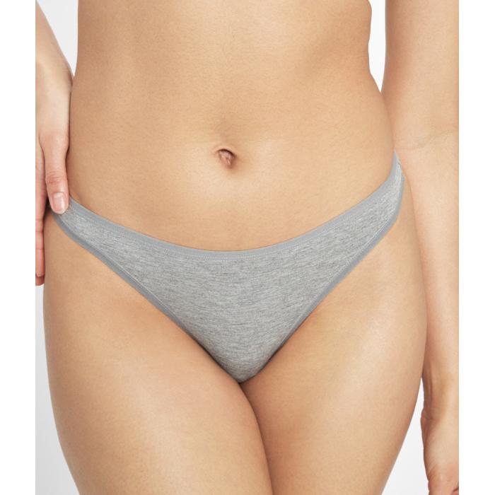 Wearlively 【 The All-Day Thong: Heather Gray Women 】 heather ヘザー gray 灰色・グレー・グレイ インナー 下着 ナイトウェア レディース インナー 下着 ランジェリー ショーツ Tバック Gストリング レディ