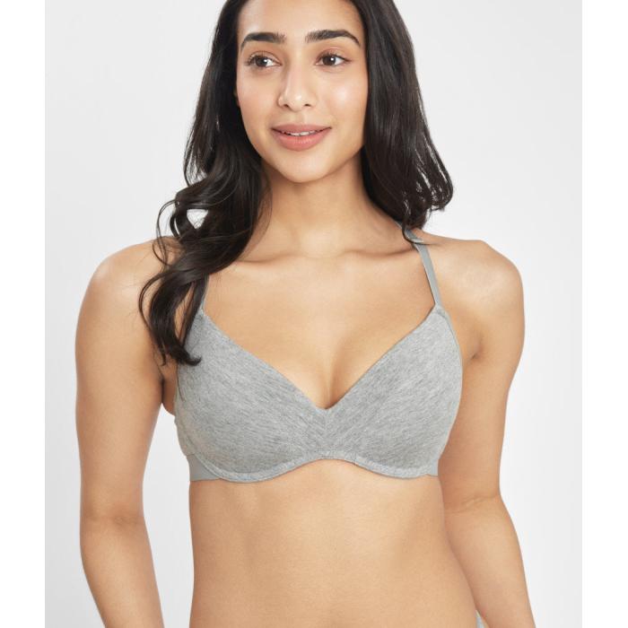Wearlively 【 The All-Day No-Wire Push-Up: Heather Gray Women 】 heather ヘザー gray 灰色・グレー・グレイ インナー 下着 ナイトウェア レディース インナー 下着 ランジェリー ブラジャー レディース