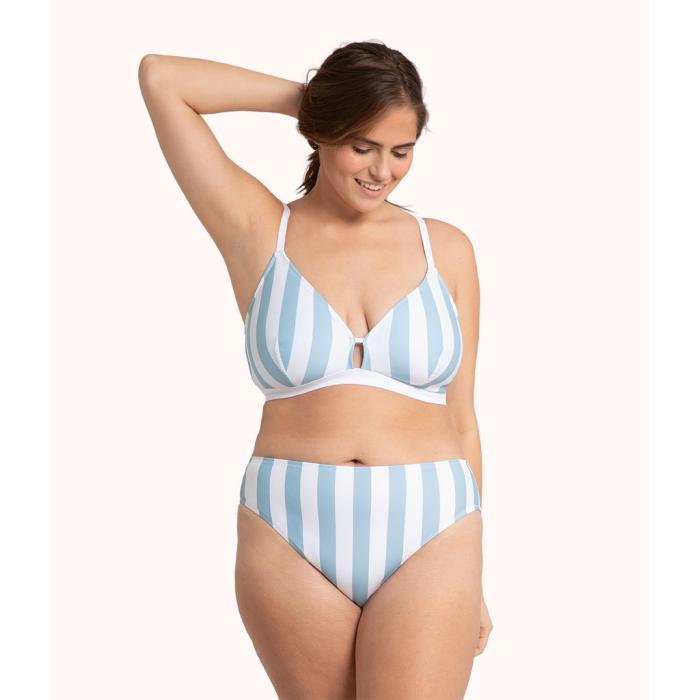 Wearlively 【 The Swim Busty Bralette: Cabana Stripe Women 】 Stripe ストライプ レディースファッション 水着 レディース