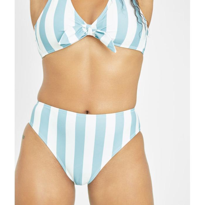 Wearlively 【 The Swim High Waist Bikini Bottom: Cabana Stripe Women 】 ハイ Stripe ストライプ レディースファッション 水着 レディース｜スニケス