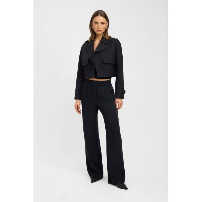 Kookai 【 Willa Cropped Trench Women 】 レディース流行り物 厚地の外套 上衣 レディース