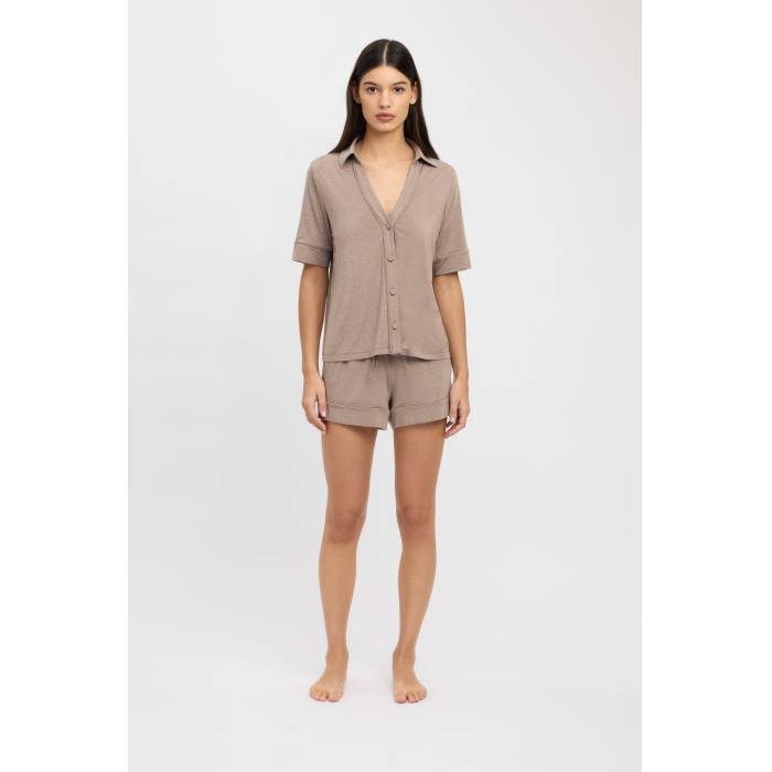 Kookai 【 Sleep Shirt Women 】 はだ着 はだ着 ナイト爵御召しもの レディース ナイト爵御召しもの 御部屋御召しもの 余分の物 レディース