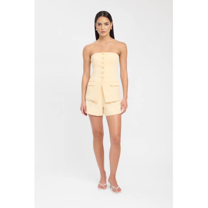 Kookai 【 Oyster Strapless Button Top Women 】 レディースファッション トップス その他 レディース