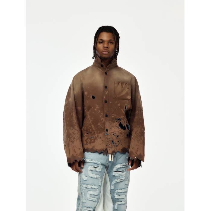 Rrr123 【 Meta-Braxas Shirt Mens Rust 】 メンズ
