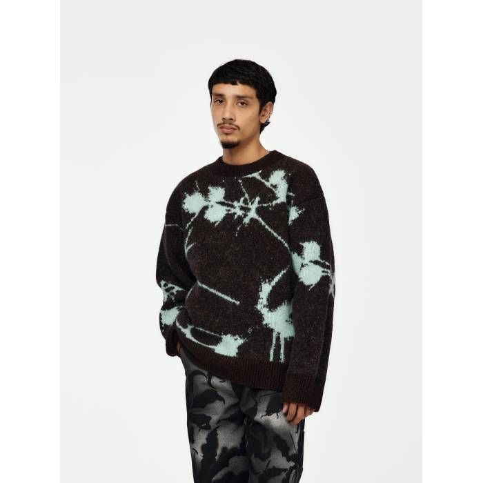 Dries Van Noten 【 Mainland 2709 M.k. Sweater Mens Dark Brown 】 調教師 メンズ 赤銅色 赤銅色