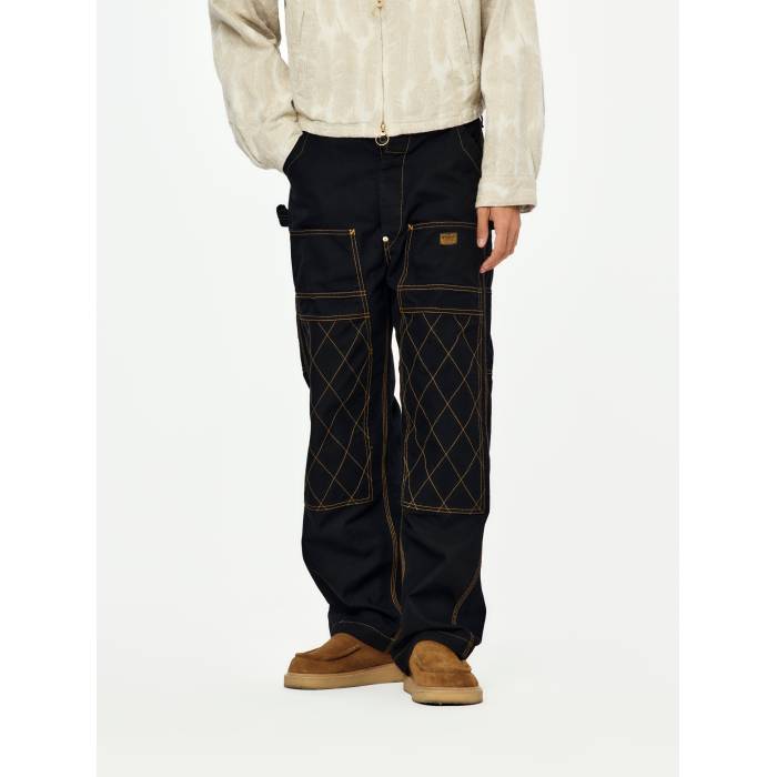 Kapital 【 Light Canvas Lumber Pants Mens Black 】 メンズ 黒色 ブラック|スニケス