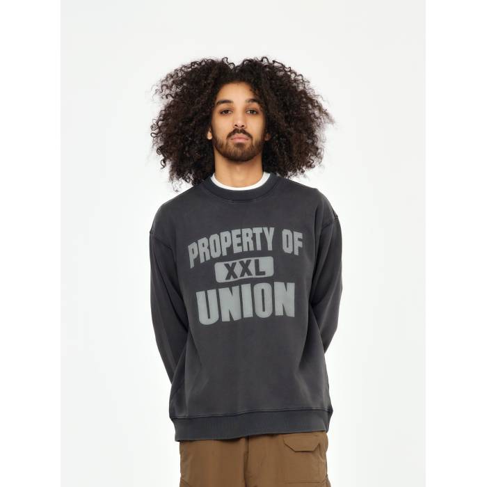 Union Los Angeles 【 Xxl Crew Mens Vintage Black 】 クルー メンズ vintage ビンテージ・ヴィンテージ 黒色 ブラック