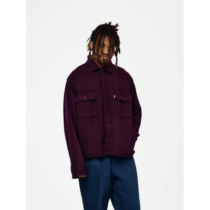 Union Los Angeles 【 Timmons Shirt Mens Purple 】 メンズ Purple 紫・パープル