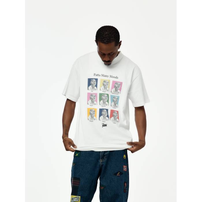 Patta 【 Many Moods T-Shirt Mens White 】 ティーシャツ メンズ 白いこと 白いこと トップス-Tシャツ・カットソー-メンズファッション