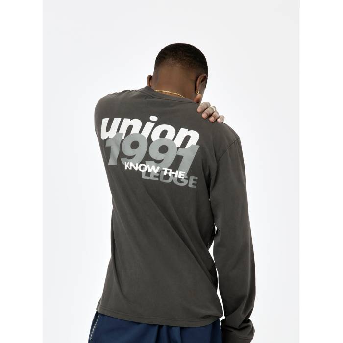 Union Los Angeles 【 Underground Long Sleeve Mens Vintage Black 】 Sleeve スリーブ メンズ vintage ビンテージ・ヴィンテージ 黒色 ブラック